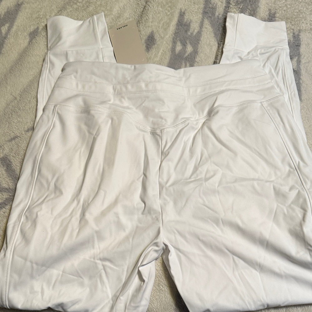 HALARA Crisp White Drawstring performance pants N… - image 2